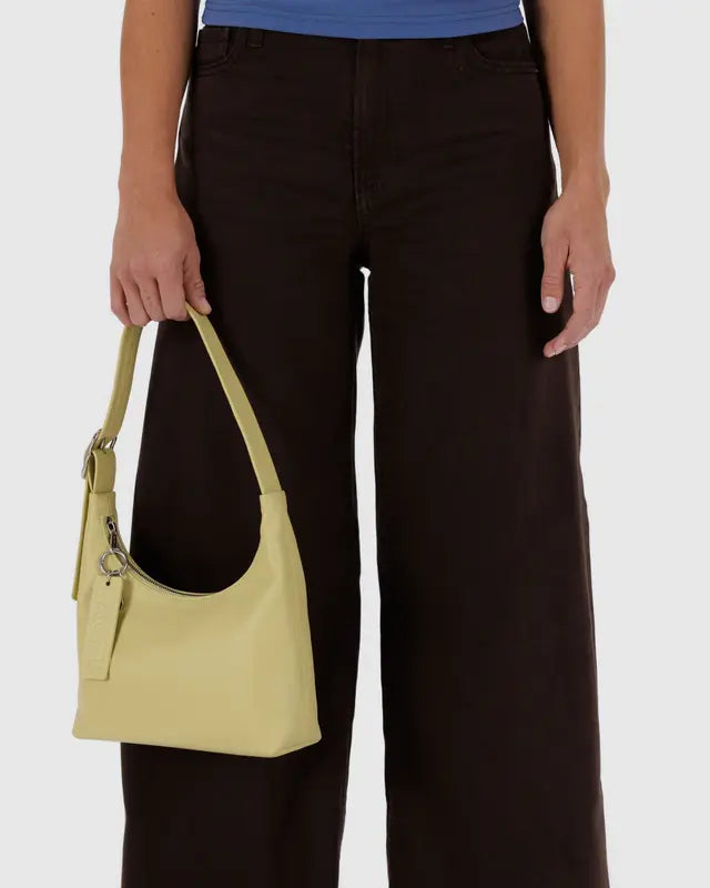 Baggu - Mini Recycled Leather Shoulder Bag