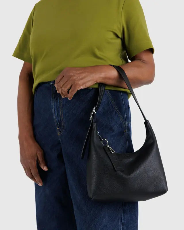 Baggu - Mini Recycled Leather Shoulder Bag