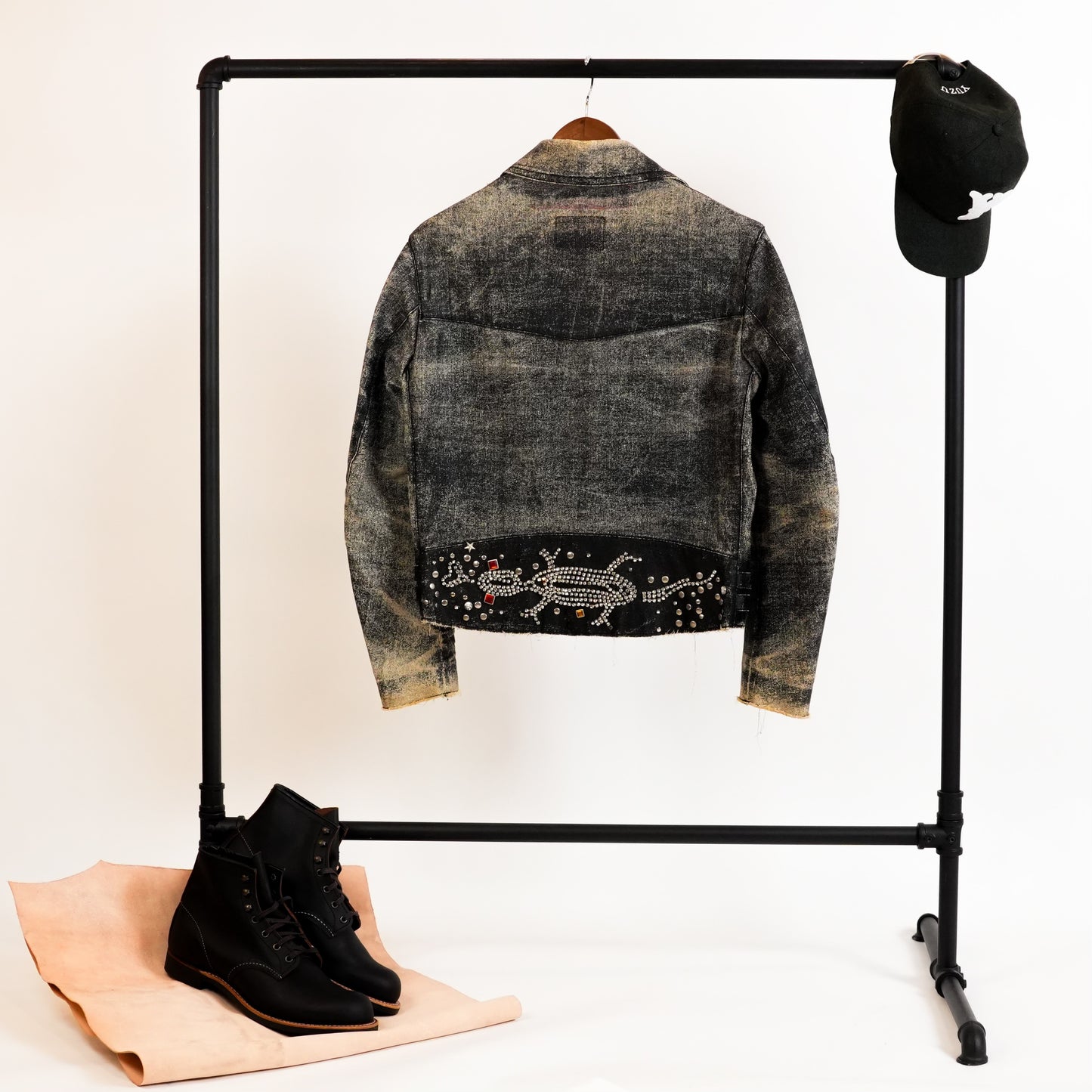 Junya Watanabe - Rhinestone Motojacket