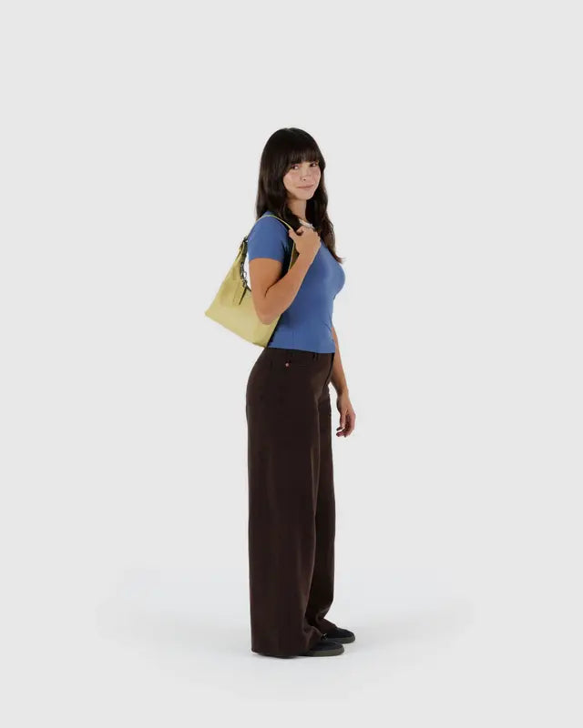 Baggu - Mini Recycled Leather Shoulder Bag