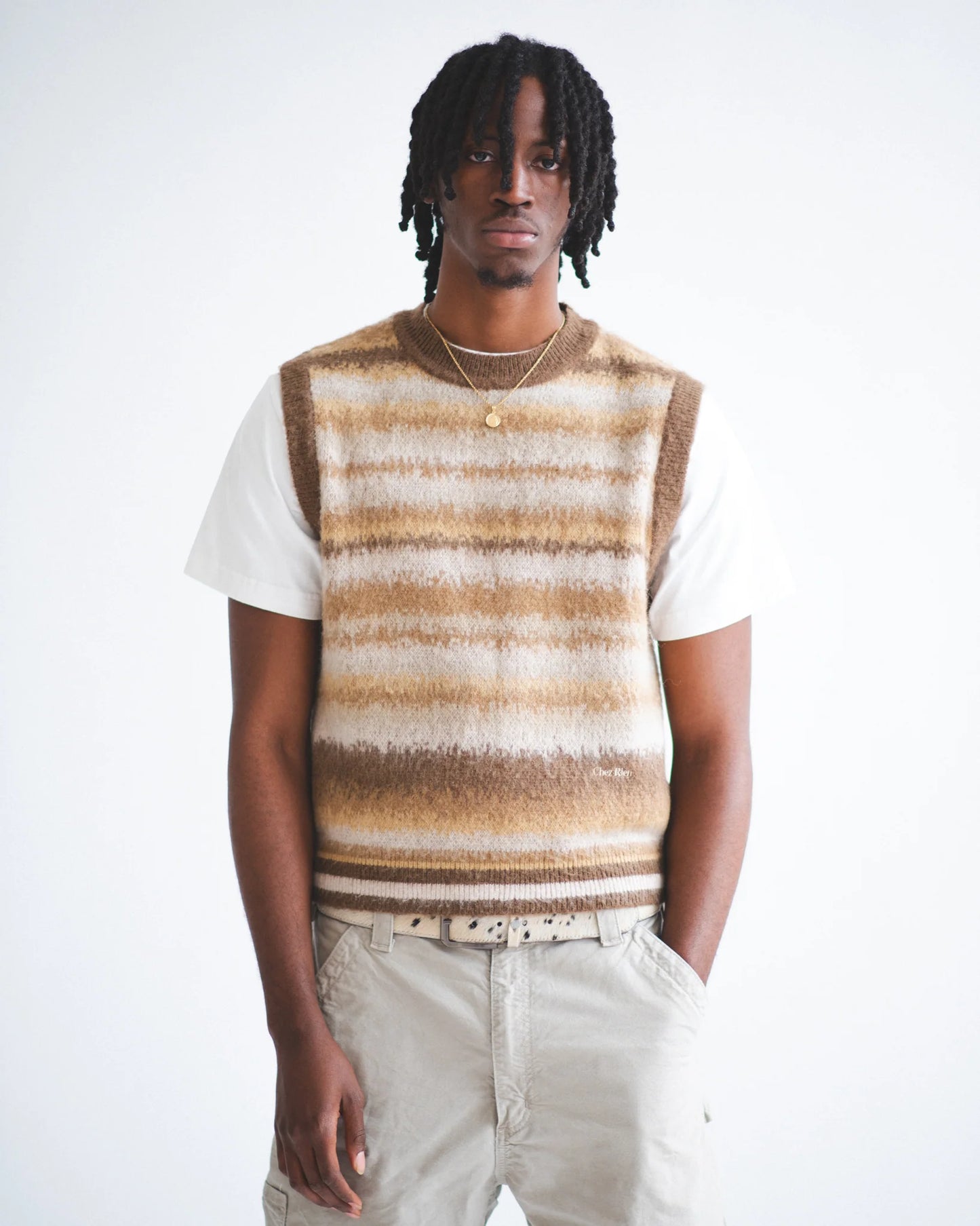 Chez Rien - GRADIENT STRIPE SWEATER VEST