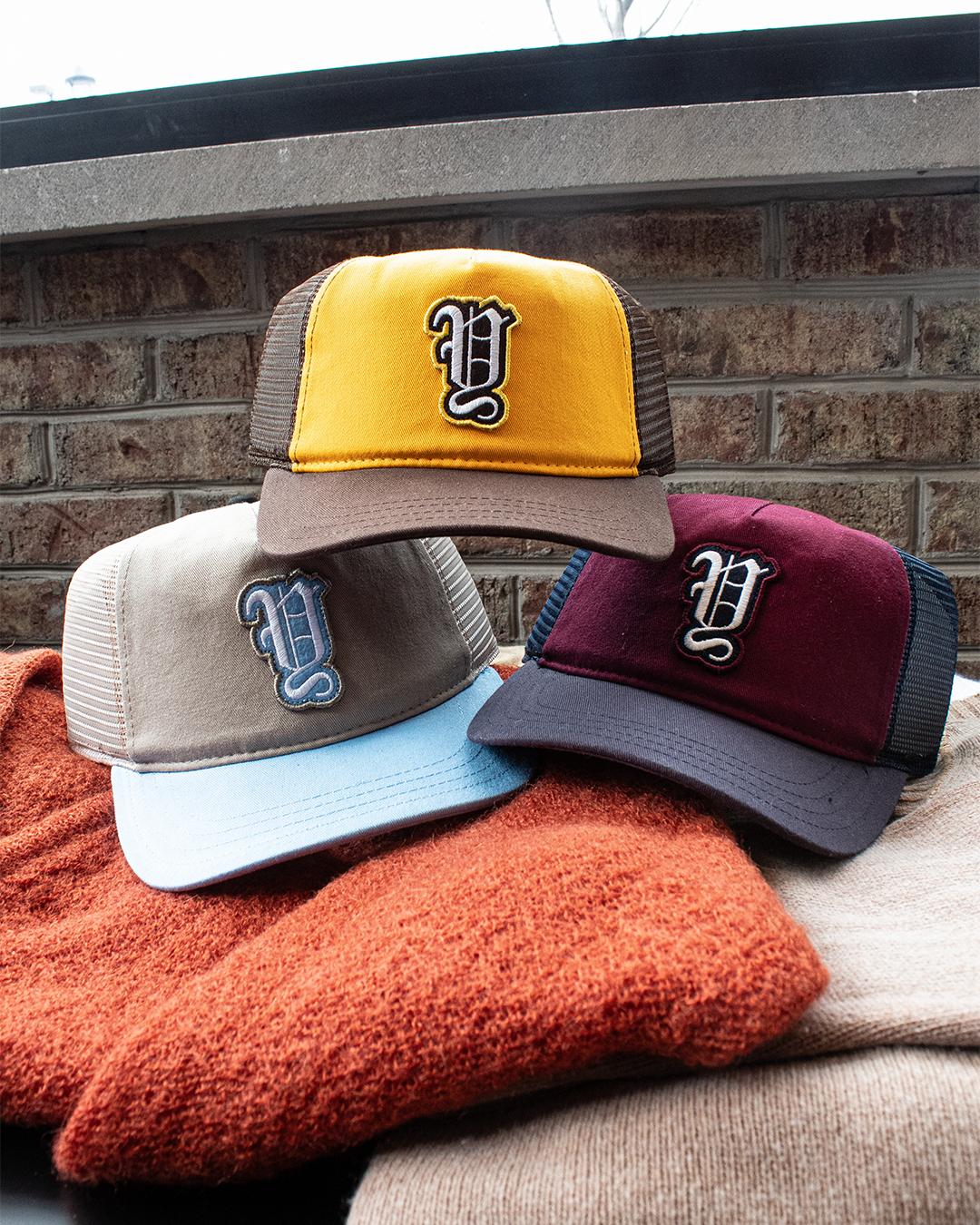 YUZU Brown & Lemon Hat