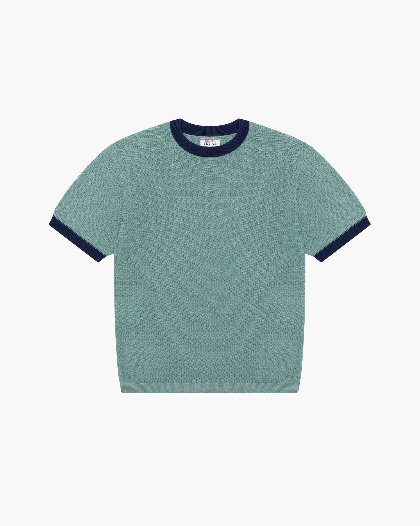 Chez Rien - Textured Ringer Tee