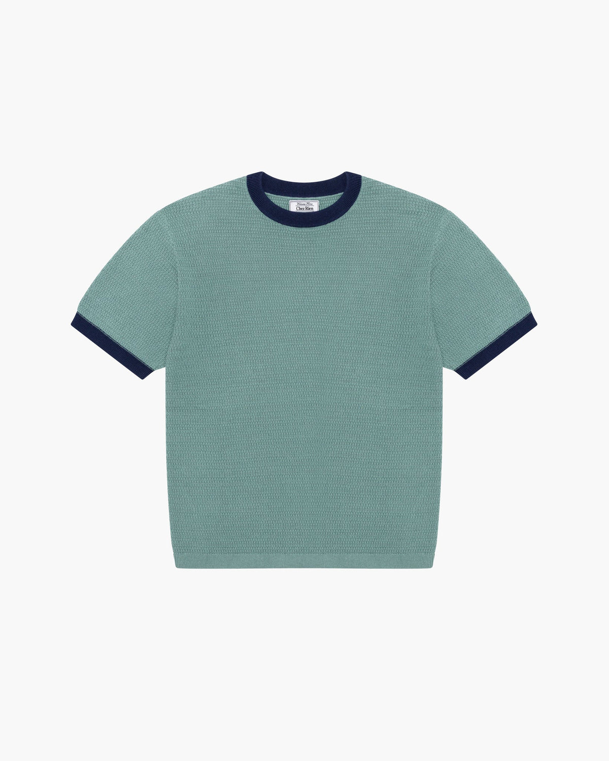 Chez Rien - Textured Ringer Tee