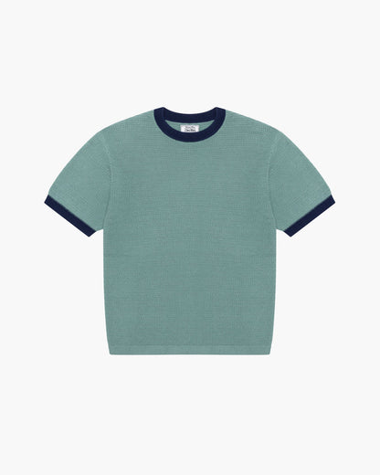 Chez Rien - Textured Ringer Tee