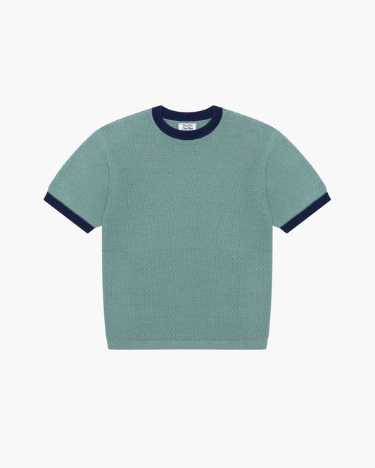 Chez Rien - Textured Ringer Tee