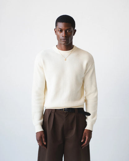Chez Rien - Reverse Waffle Sweater