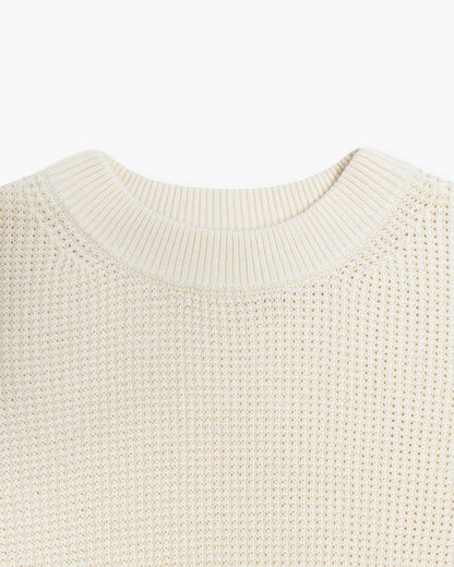 Chez Rien - Reverse Waffle Sweater