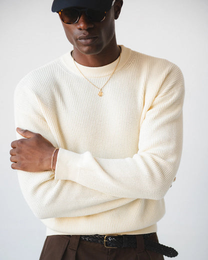 Chez Rien - Reverse Waffle Sweater