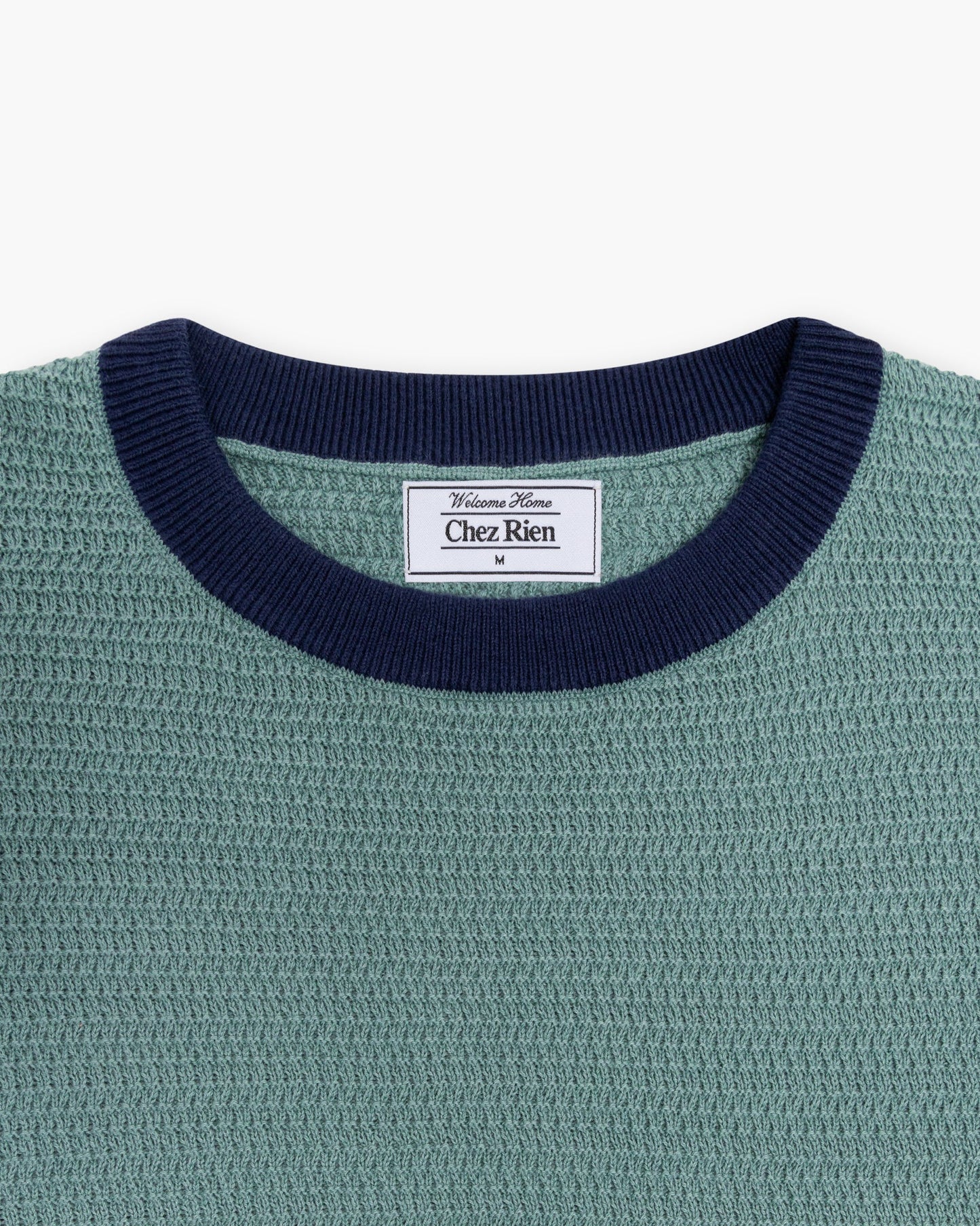 Chez Rien - Textured Ringer Tee