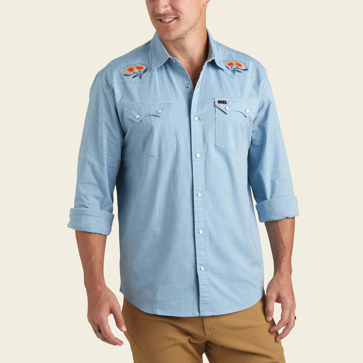 Howler Brothers Crosscut Deluxe Snapshirt