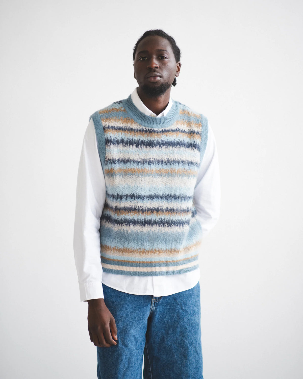 Chez Rien - GRADIENT STRIPE SWEATER VEST