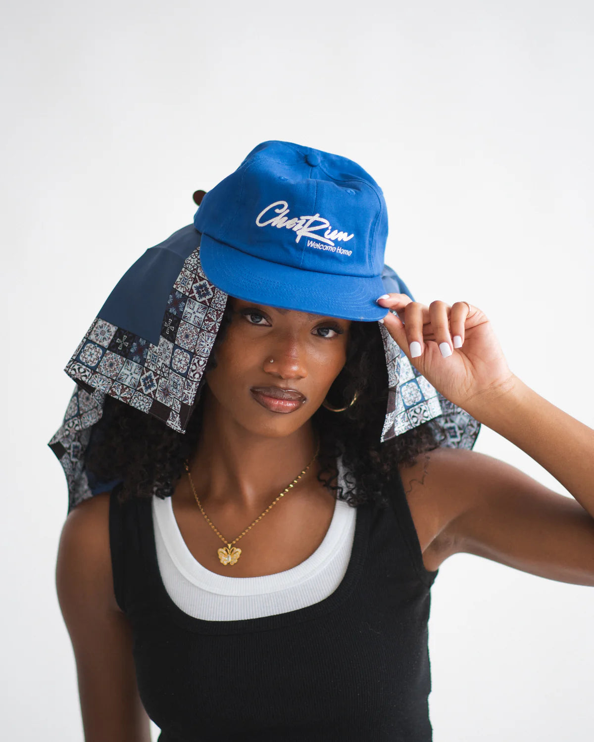 Chez Rien - Chainstitch Script Cap