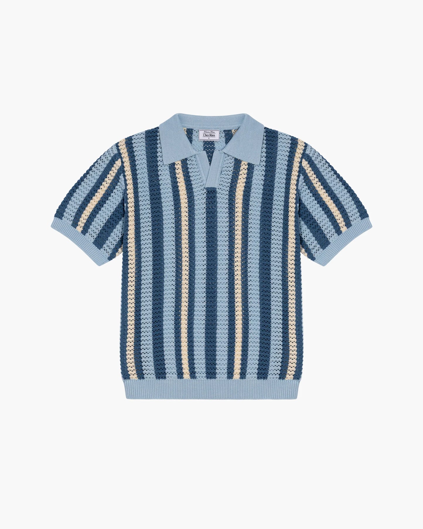 Chez Rien - Crotchet Johnny Collar Polo