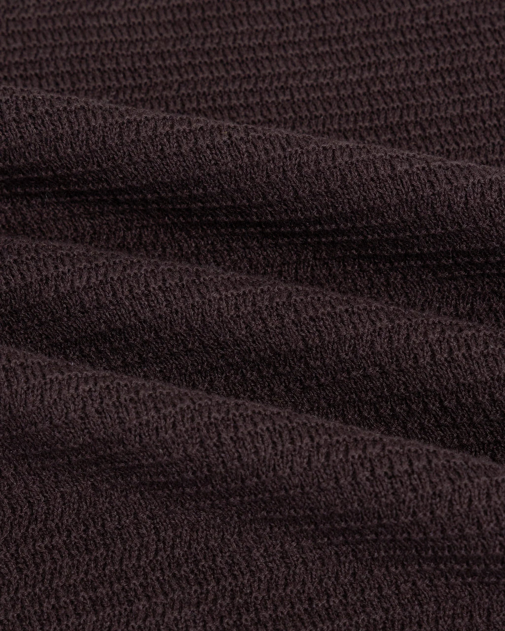 Chez Rien -  Textured Knit Ringer Tee