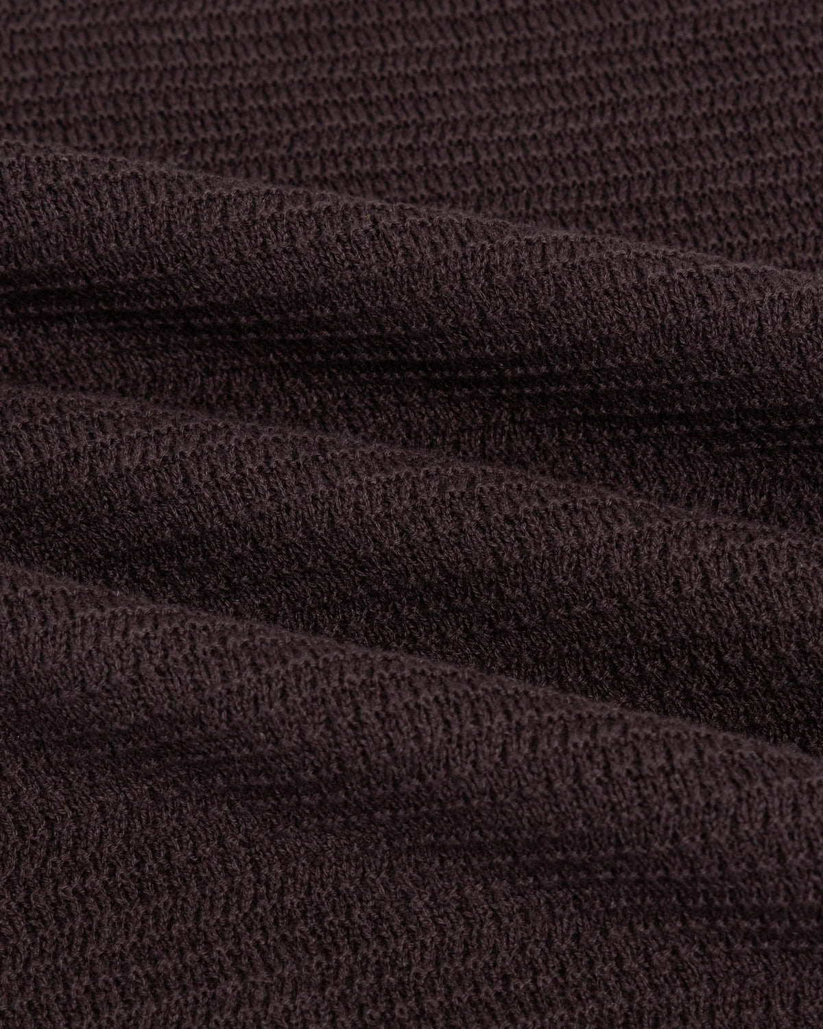 Chez Rien -  Textured Knit Ringer Tee