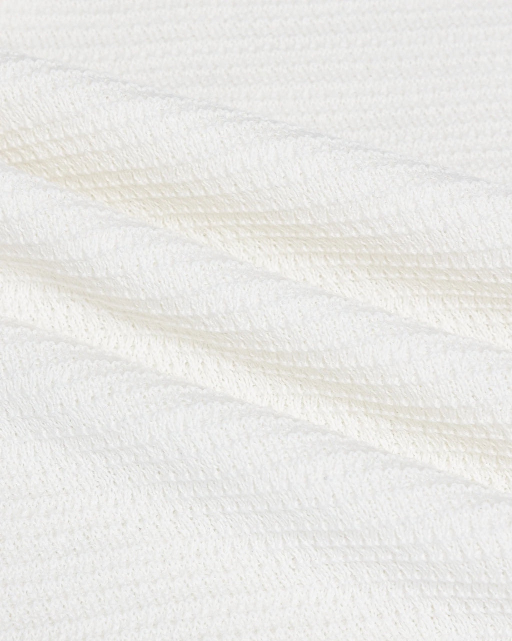 Chez Rien -  Textured Knit Ringer Tee