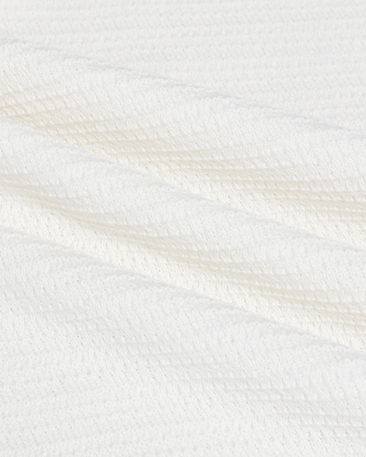 Chez Rien -  Textured Knit Ringer Tee