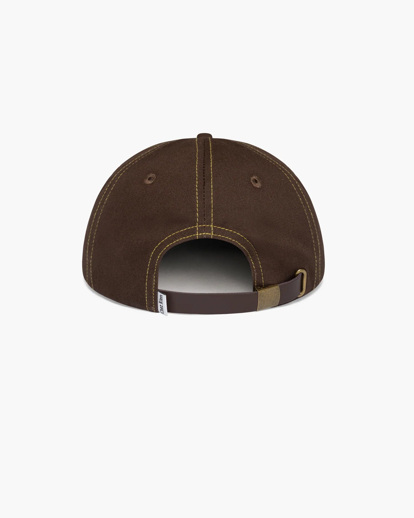 Chez Rien - Contrast Stitch Script Cap