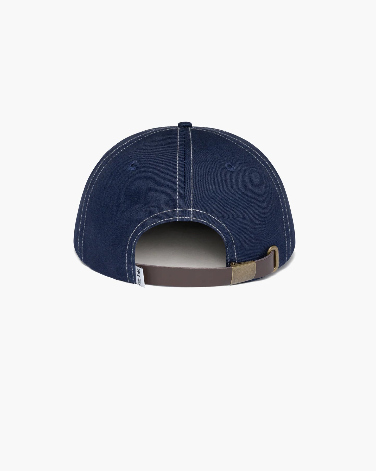 Chez Rien - Contrast Stitch Script Cap