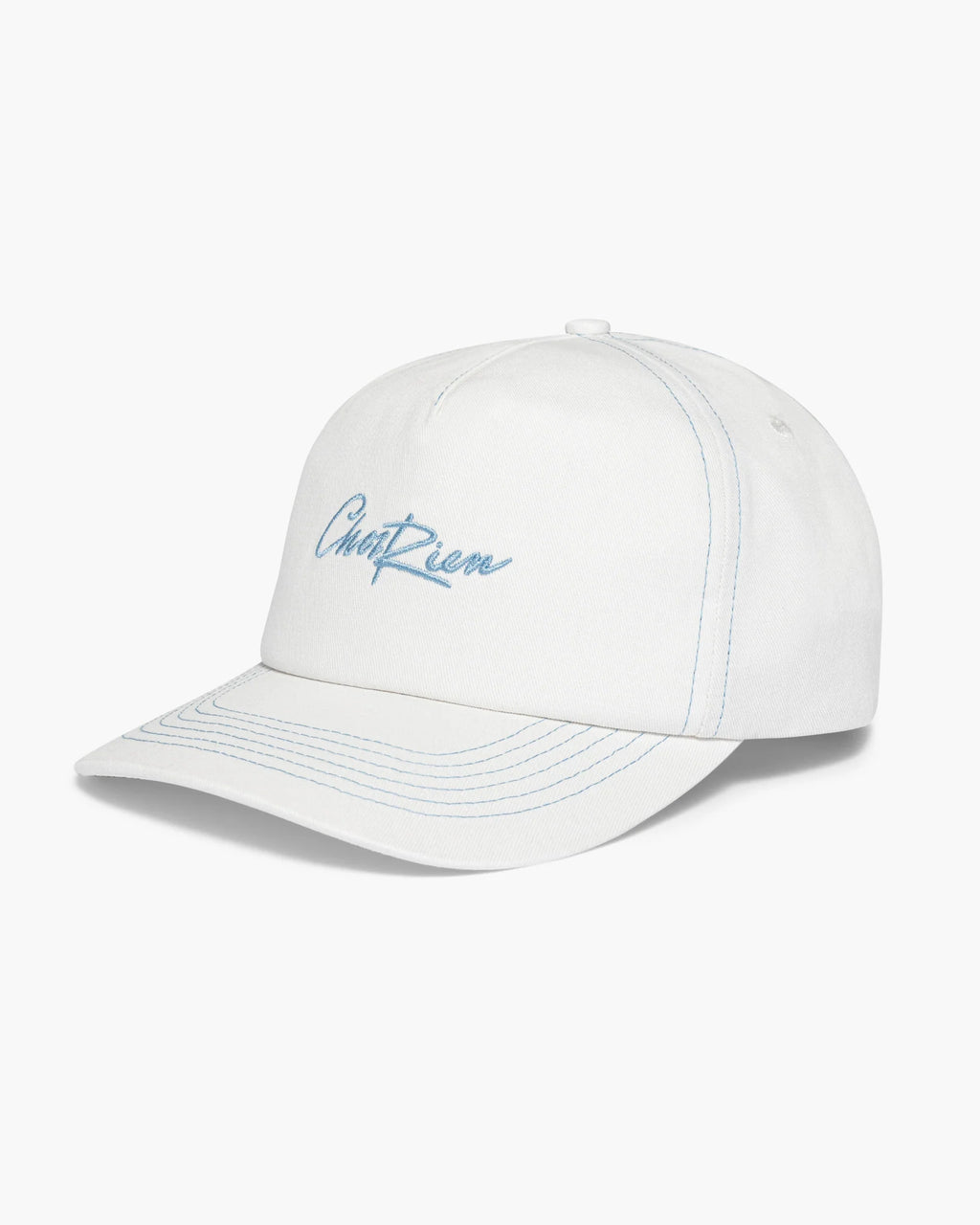 Chez Rien - Contrast Stitch Script Cap