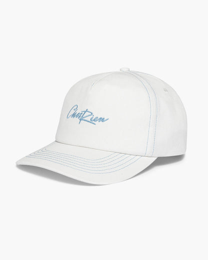 Chez Rien - Contrast Stitch Script Cap