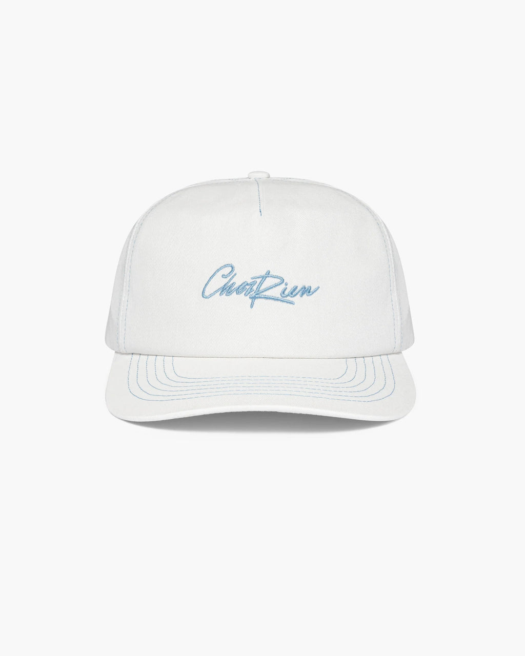 Chez Rien - Contrast Stitch Script Cap