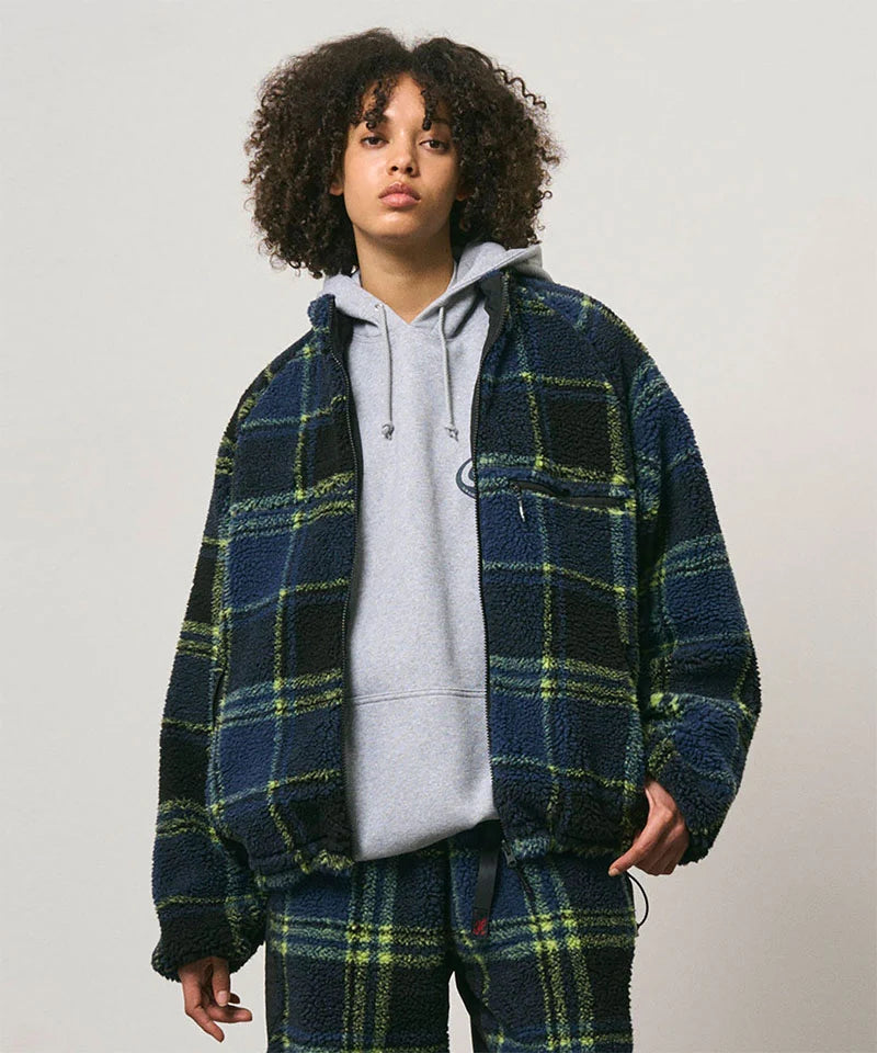 Gramicci - Reversible Sherpa Plaid Jacket